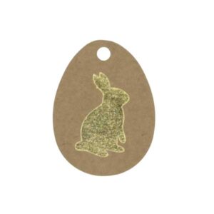 Metallic Tag - Bunny Gold