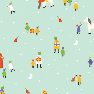 Vrolijk met Sint- rol 200 meter