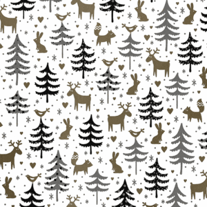 Forest friends white gold