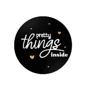 Etiket "Pretty things inside"