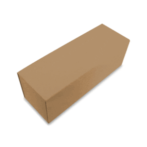 Wijndoos "Deluxe" met magneetsluiting "Bruin"
