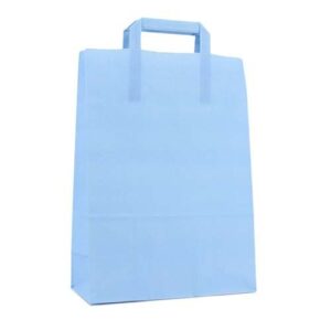 Budget papieren tas - Hemelsblauw