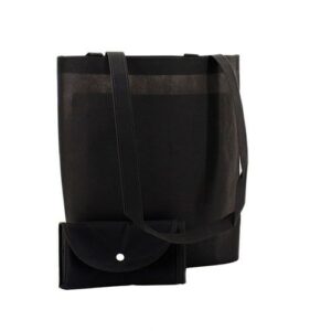 Non woven Vouwtas - Zwart
