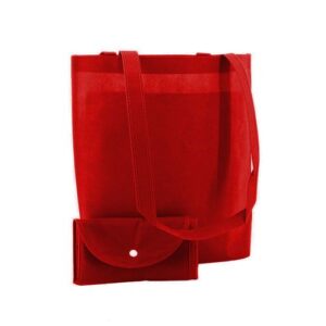 Non woven Vouwtas - Rood