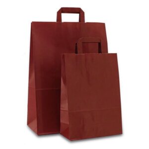 Budget papieren tas - Bordeauxrood