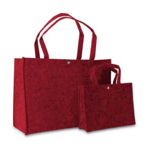 Vilten draagtas - Bordeauxrood