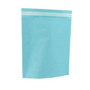 Papieren verzendzak aqua blauw