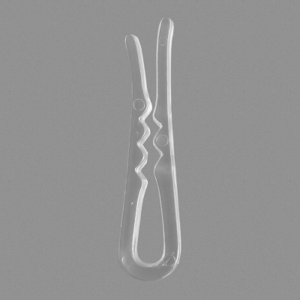 Overhemdclip transparant 48x5mm 2.500