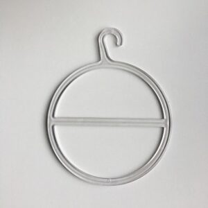 Sjaalhanger transpar rond diameter 100mm