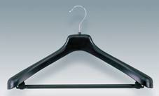 Jumbohanger 50 cm zwart met broeklat