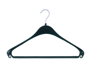 Hanger zwart F44 - 44cm 100 st Coronet