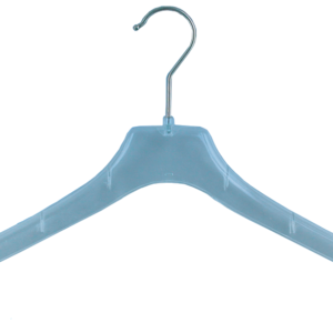 Hanger transp gebogen 32cm 230 stuks