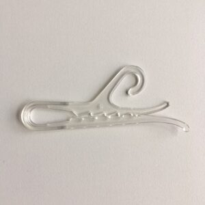 Sokkenhanger 92 mm transparant 100 stuks