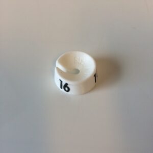 MB wit/zwart 16 voor op kledinghanger