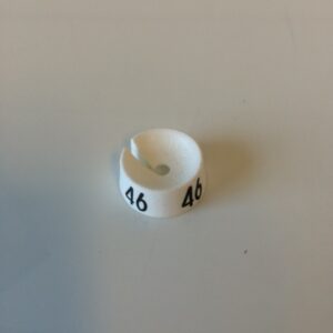 MB wit/zwart 46 voor op kledinghanger