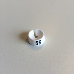 MB wit/zwart 55 voor op kledinghanger