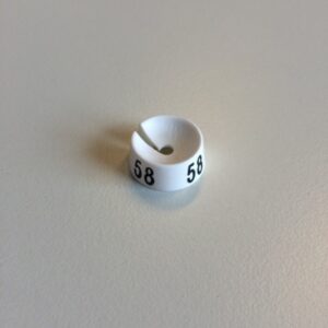 MB wit/zwart 58 voor op kledinghanger