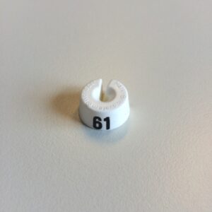 MB wit/zwart 61 voor op kledinghanger