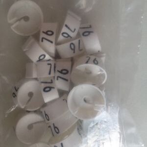 MB wit/zwart 76 voor op kledinghanger