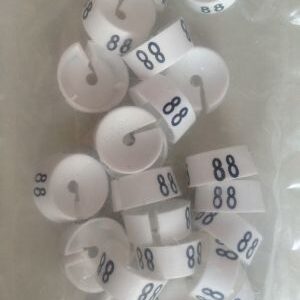 MB wit/zwart 88 voor op kledinghanger