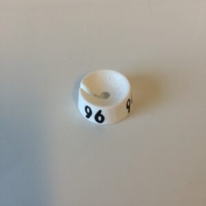 MB wit/zwart 96 voor op kledinghanger