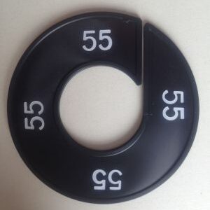 Maatring zwart/wit 55