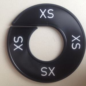 Maatring zwart/wit XS