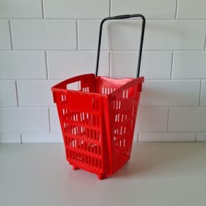 Winkelmand 52L Shop&Roll rood BIG