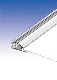 Alu-lijst lengte 100 cm papierklemlijst
