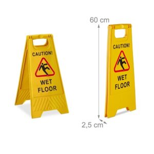 Waarschuwingsbord "Caution Wet Floor"