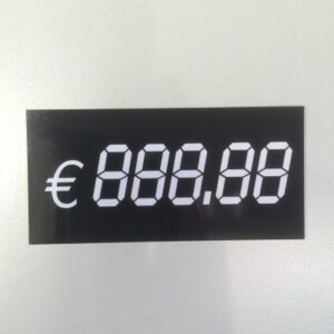 Digitaal kaartje 80x39 mm €888.88 10st
