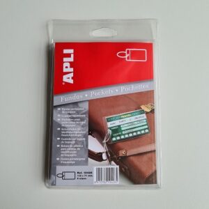 Kofferlabel - 6 pockets met 6 verbinders