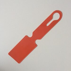 Kofferlabel 55x230mm oranje insteek 250s