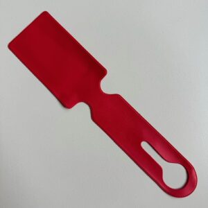 Kofferlabel 55x230mm rood 250 stuks