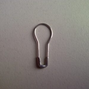 Veiligheidsspeld lampvormig 22mm vernick