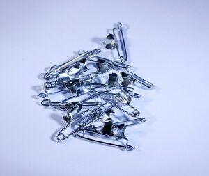 Corsagespelden met clip 27mm0,8mm 1000st