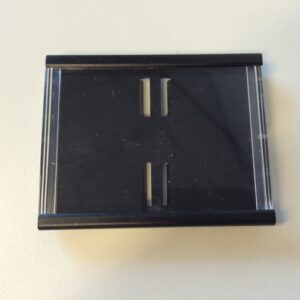 Prijskassette A8 - 74x52 mm zwart