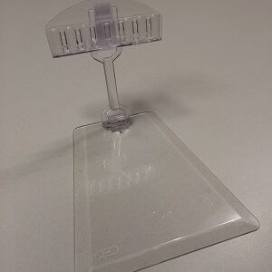 Vitrinestandaardje small transparant