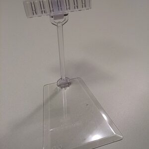 Vitrinestandaardje medium transparant