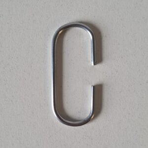 C-draadhaak 40 mm 50 stuks