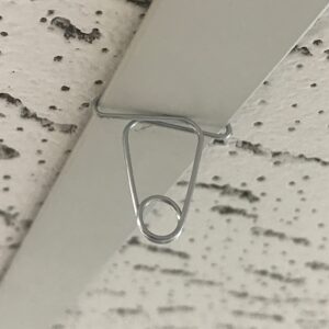 Systeemplafondklem draad mini 100st