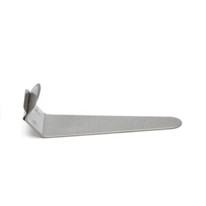 Prijskaarthouder metaal rvs 75x27mm