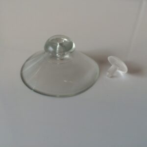 Zuignap transp 40 mm met pin transp 100s