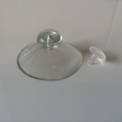 Zuignap transp 40 mm met pin transp 100s