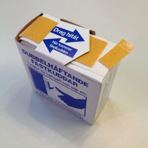 Stick foam pads 25x12 mm dik 1.0mm 100st