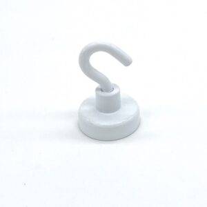 Plafondmagneet met haak wit 20 mm 2 kg