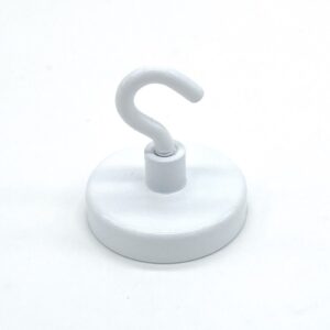 Plafondmagneet met haak wit 32 mm 8 kg