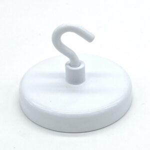 Plafondmagneet met haak wit 47 mm 18kg