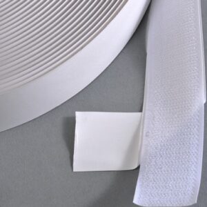 Klitteband klevend 38mm wit haak 25meter