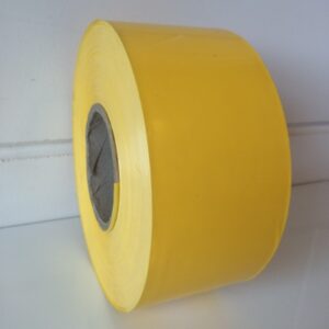 Afbakeningslint 250 m x 8cm geel